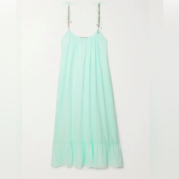 Stella McCartney**Turquoise Maxi Coverup Dress***XS,Small,Med.,Large***$1080 NWT - Picture 8 of 9